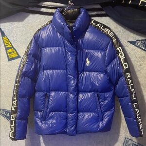 Polo by Ralph Lauren Royal Blue Puffer Coat